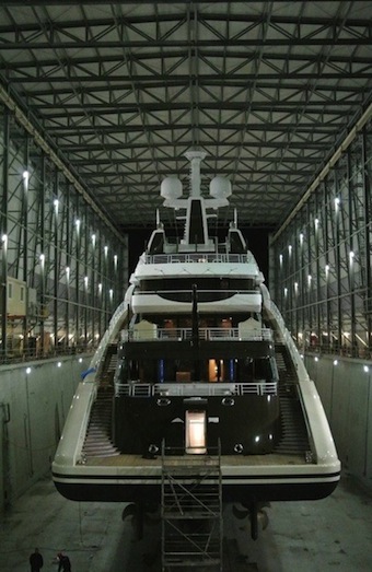 Image for article Superyacht ACE launches at Lürssen